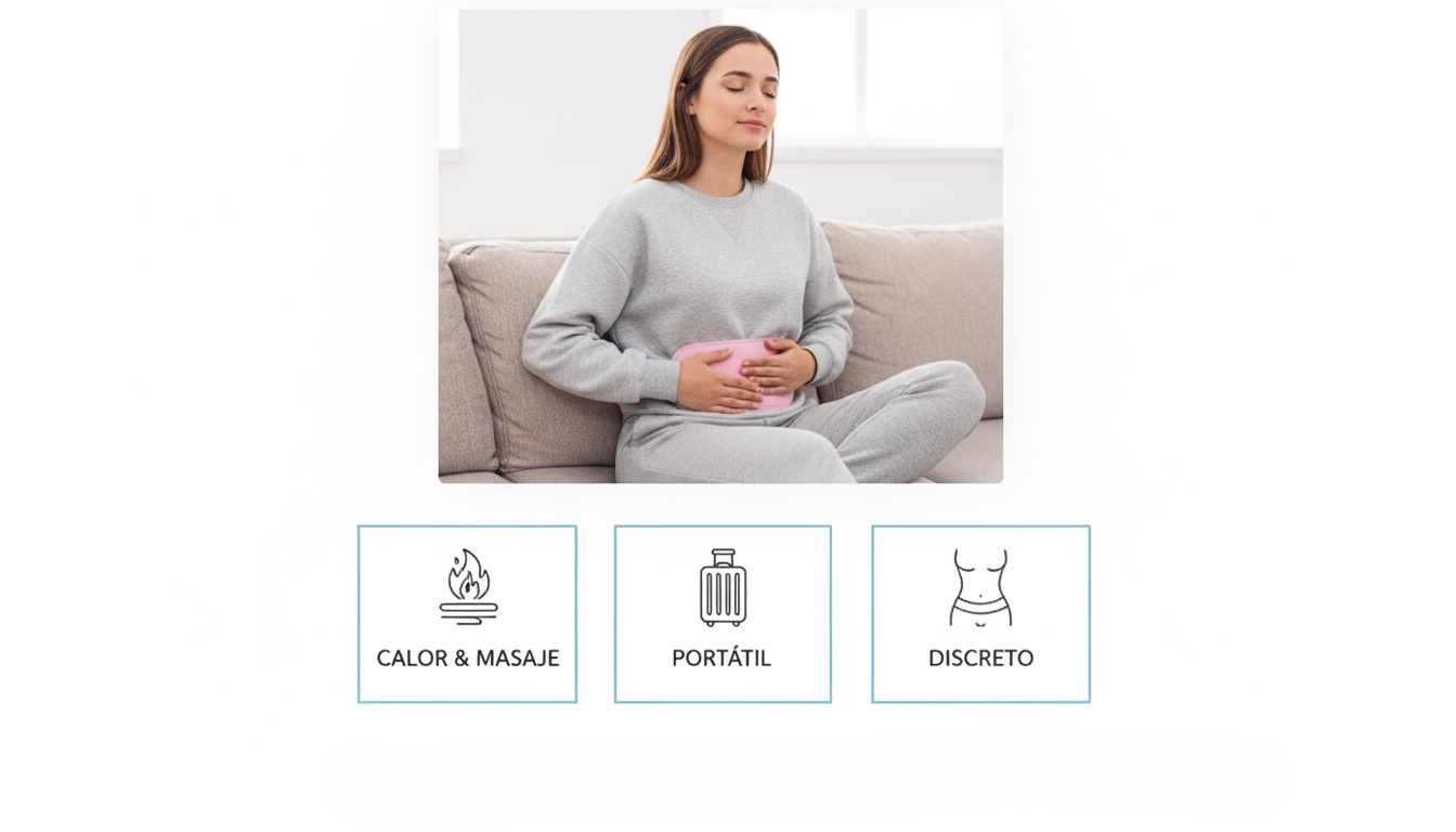 Cinturón térmico para dolores menstruales y cólicos